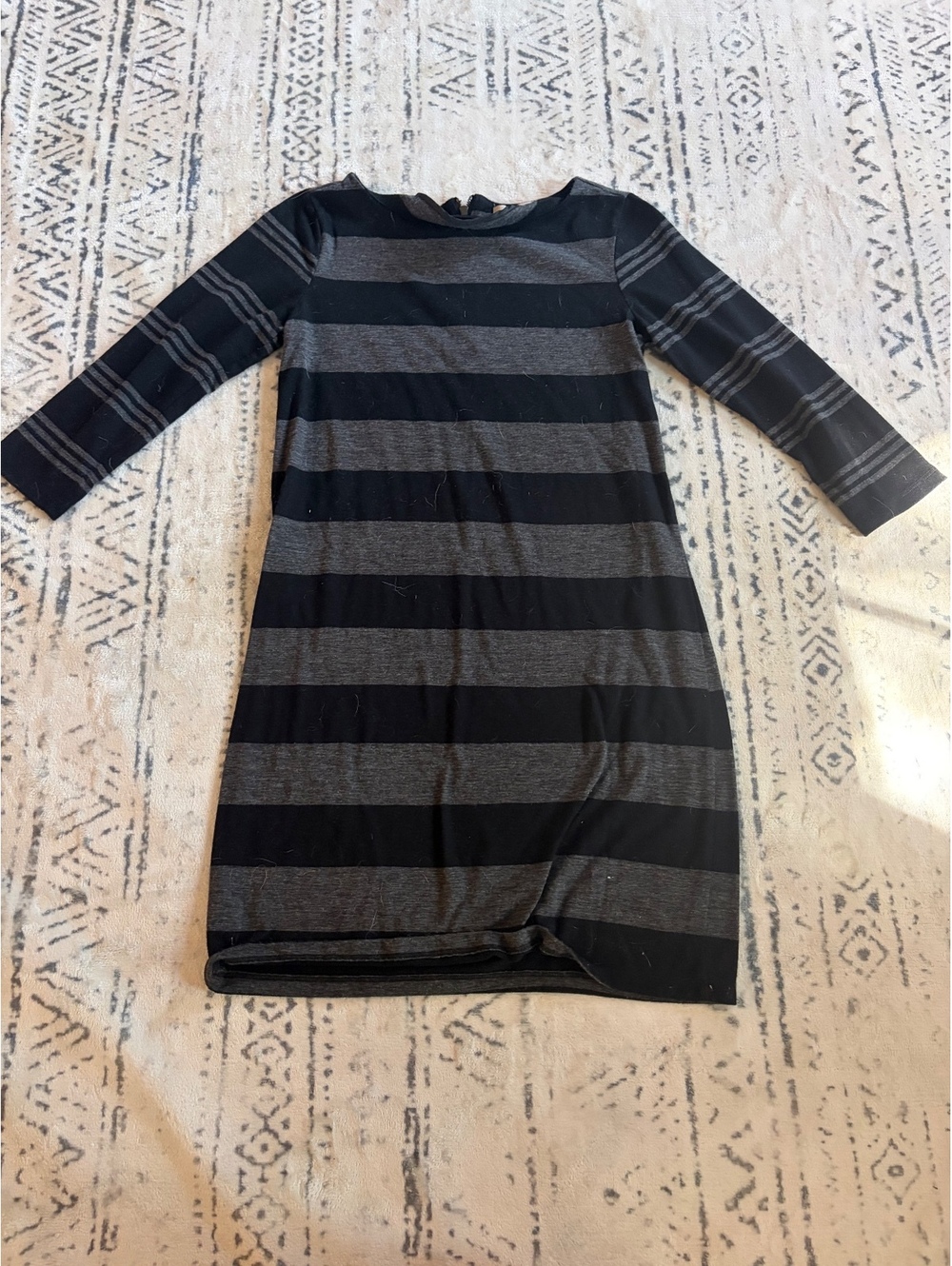 Ann Taylor LOFT Petite XXSP Striped Bodycon Dress